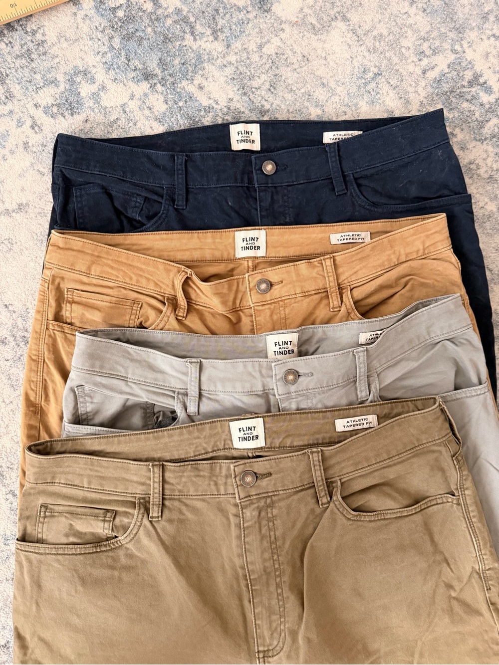 Flint and Tinder Men’s Chino Pants - Navy, Tan, Gray, Khaki